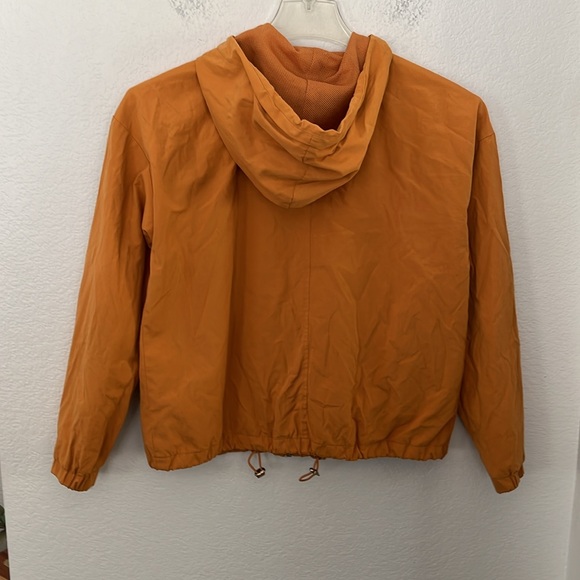 💛FOREVER 21 JACKET SILK EXTERIOR PRETTY GOLD COLOR SZ S 42Wx22L EXCELLENT COND. - Picture 4 of 6